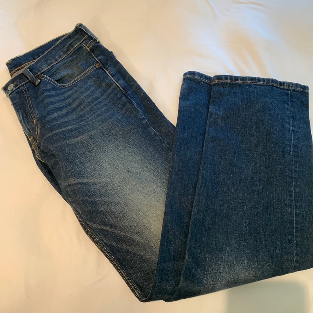 Levi Strauss Mens 514 Jeans Dark Wash